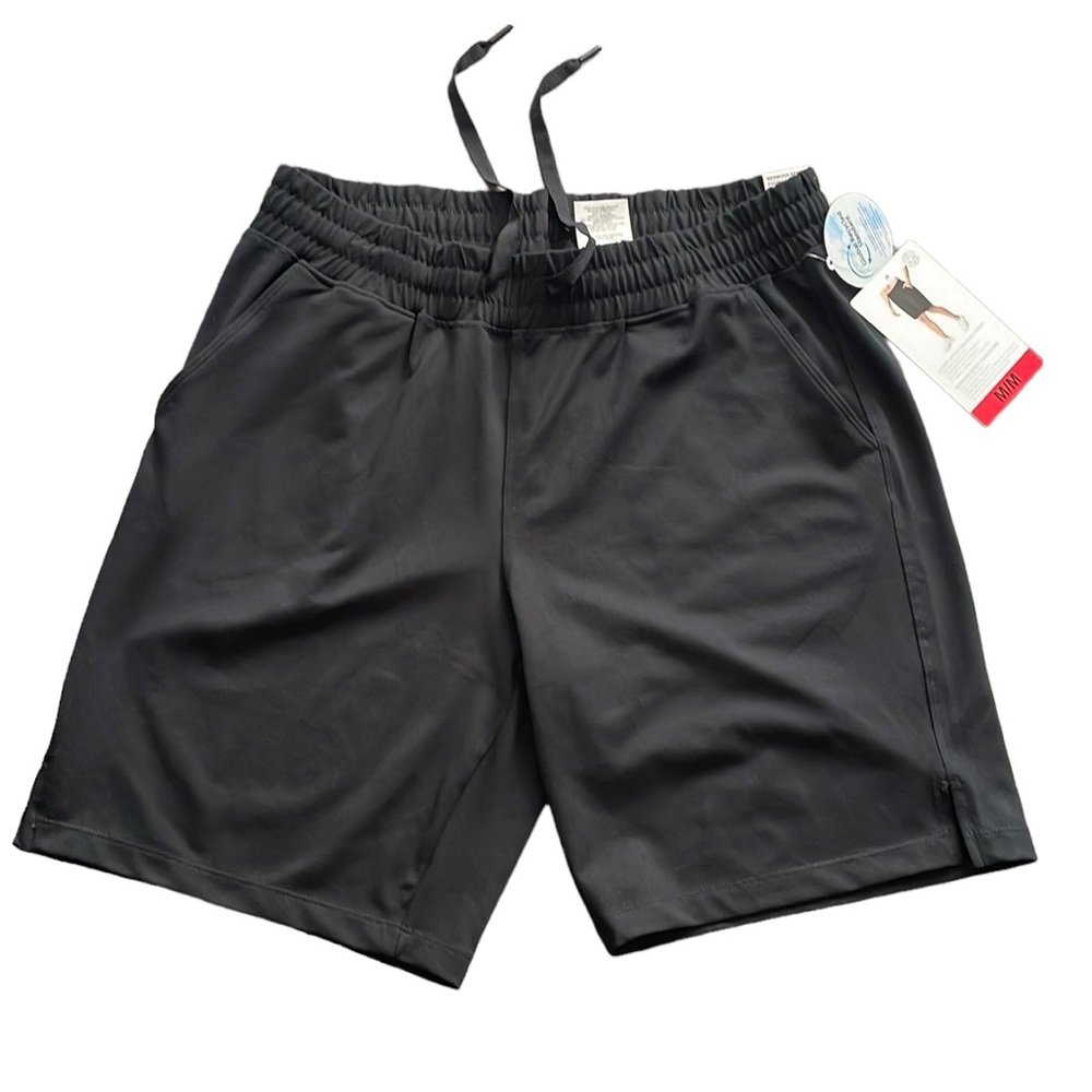 Women’s Black Athletic Drawstring Shorts